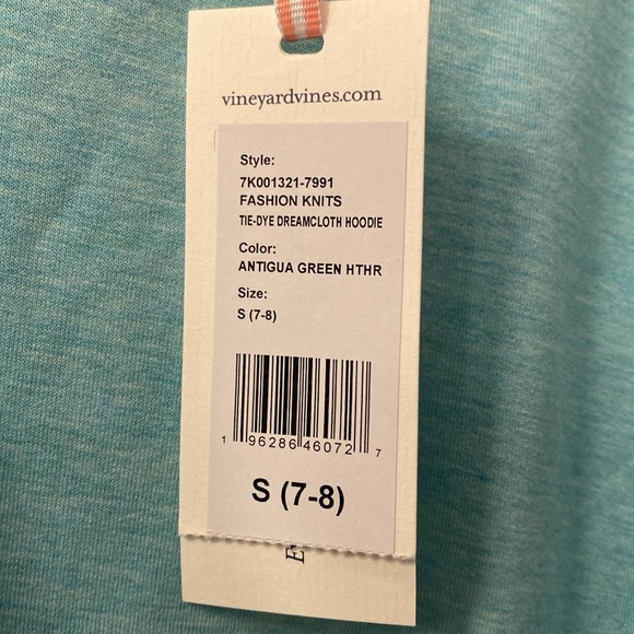 Vineyard vines girls size 7/8 dreamcloth hoodie super comfy! - Picture 2 of 5
